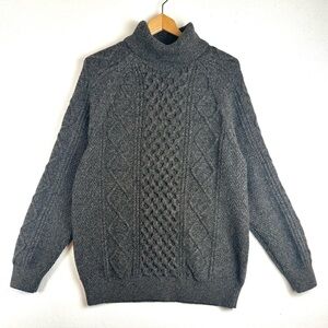 Wind River Heritage Turtleneck Cable Sweater Fisherman